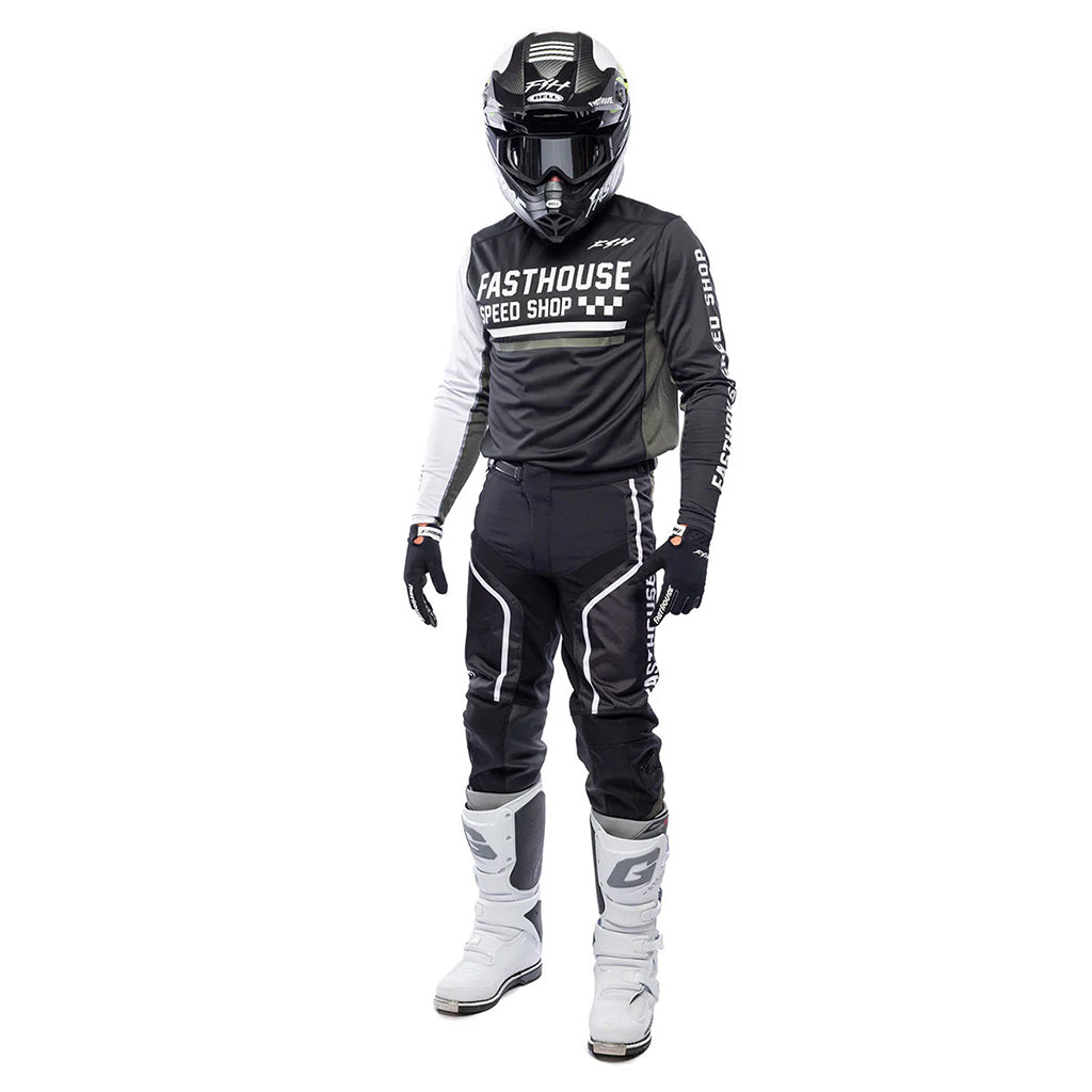 Fasthouse - 2026 Grindhouse Hudson Black/White MX Combo