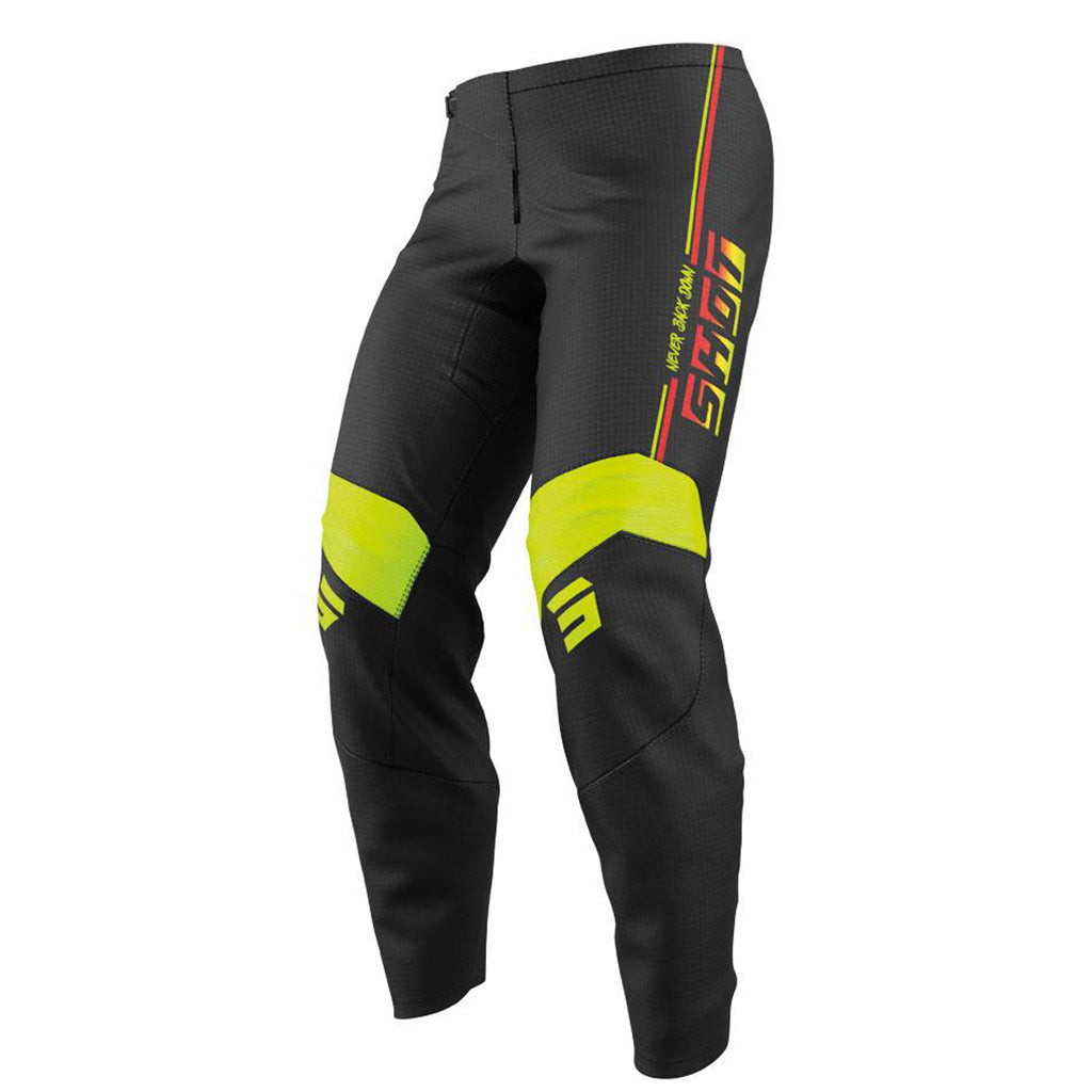 Shot - 2026 Kids Draw Block Neon Yellow Pants