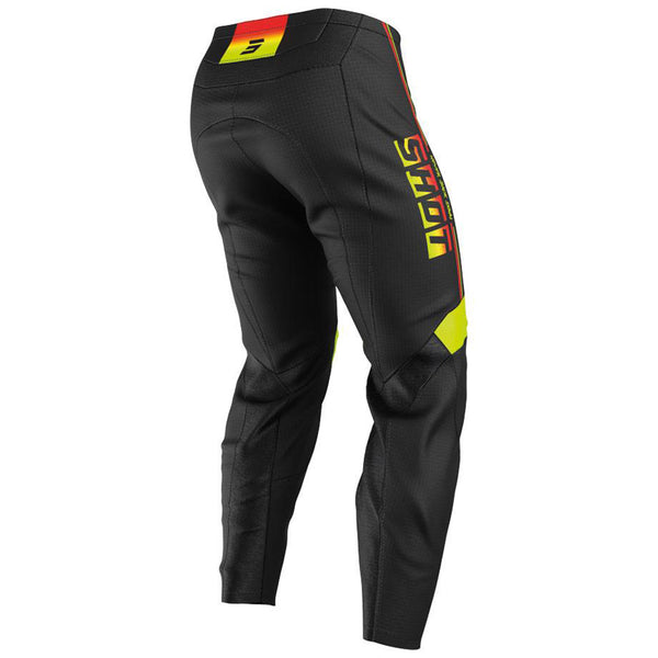 Shot - 2026 Kids Draw Block Neon Yellow Pants