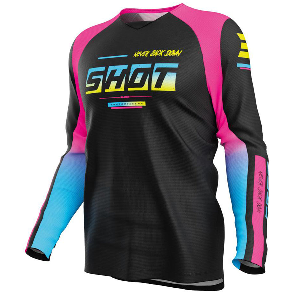 Shot - 2026 Kids Draw Block Pink MX Combo