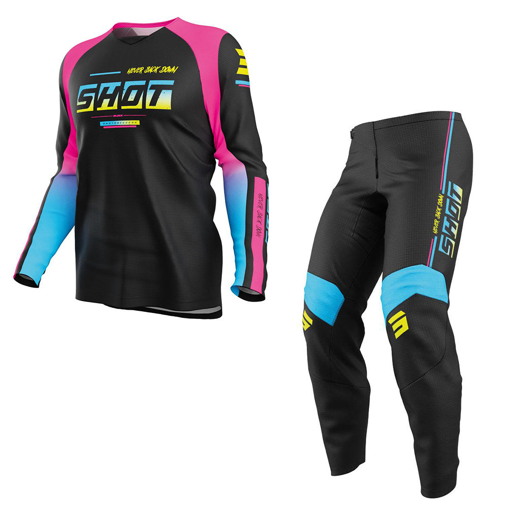 Shot - 2026 Kids Draw Block Pink MX Combo