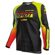 Shot - 2026 Kids Draw Block Neon Yellow Jersey