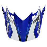 TLD - SE4 Poly MIPS Matrix Blue/White Helmet