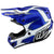 TLD - SE4 Poly MIPS Matrix Blue/White Helmet