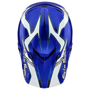 TLD - SE4 Poly MIPS Matrix Blue/White Helmet