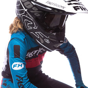 Fasthouse - Youth Grindhouse Pro Daytona Electric Blue/Black MX Combo