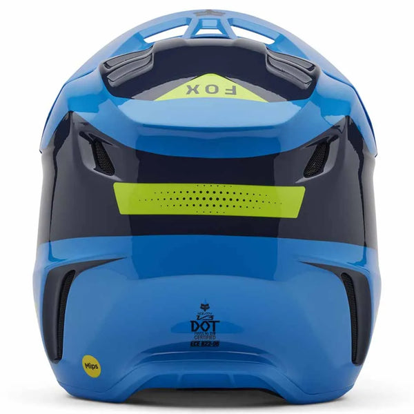 Fox - Youth V3 Impression True Blue Helmet