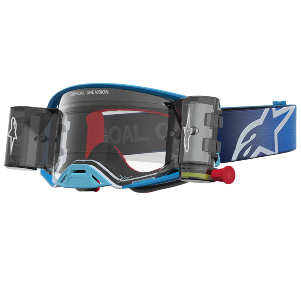 Alpinestars - Supertech Firma Blue/Silver Roll Off Goggle