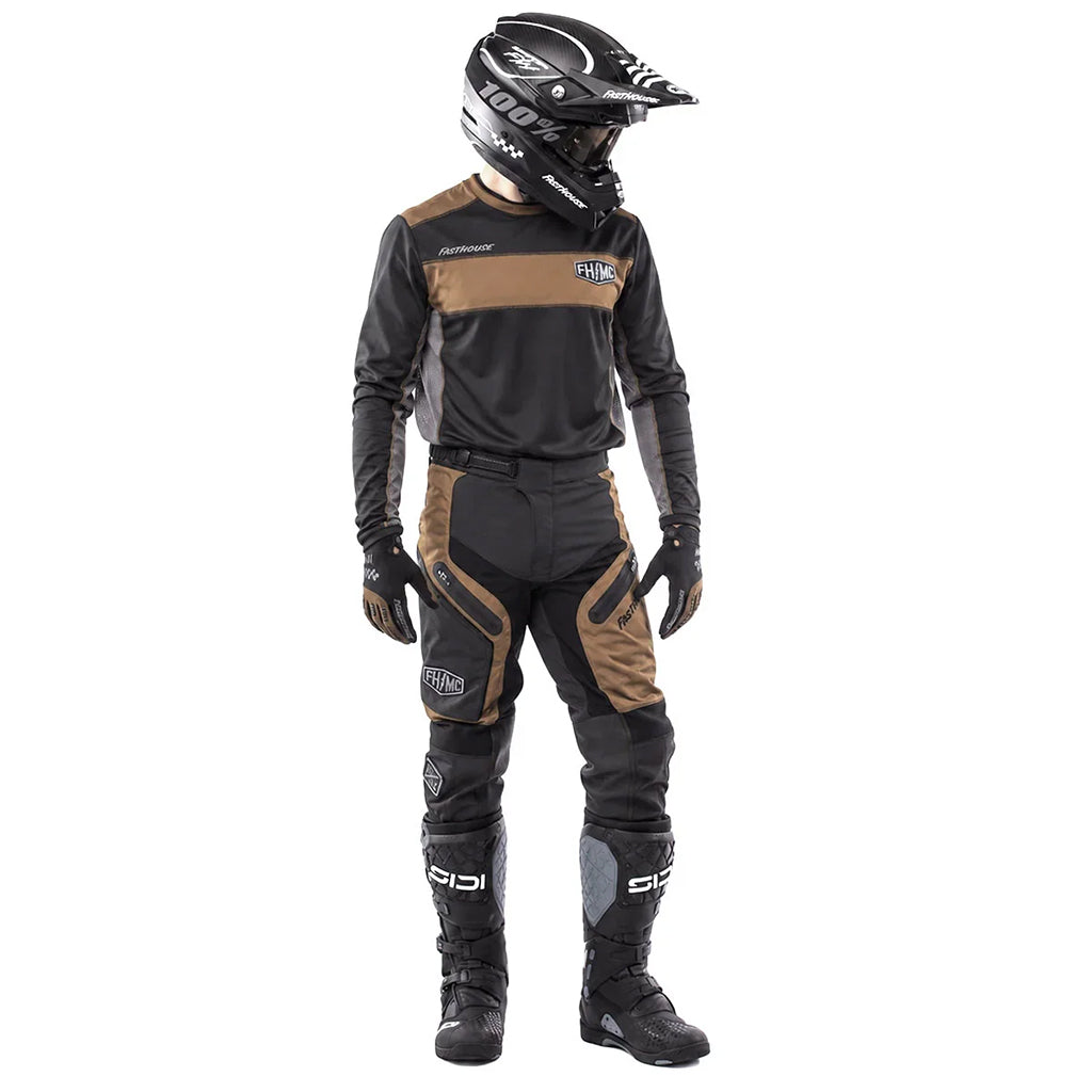 Fasthouse - Off Road Bronx Black/Camel MX Combo