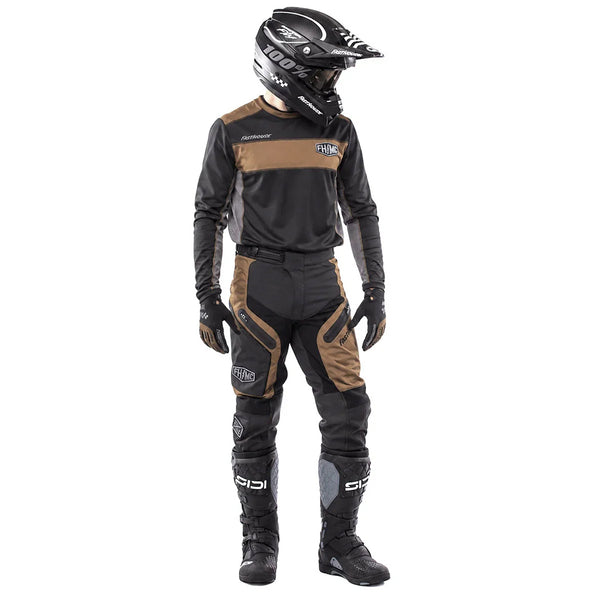 Fasthouse - Off Road Bronx Black/Camel MX Combo