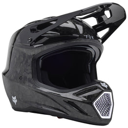 Fox - 2025 V3 RS Black Carbon Solid Helmet
