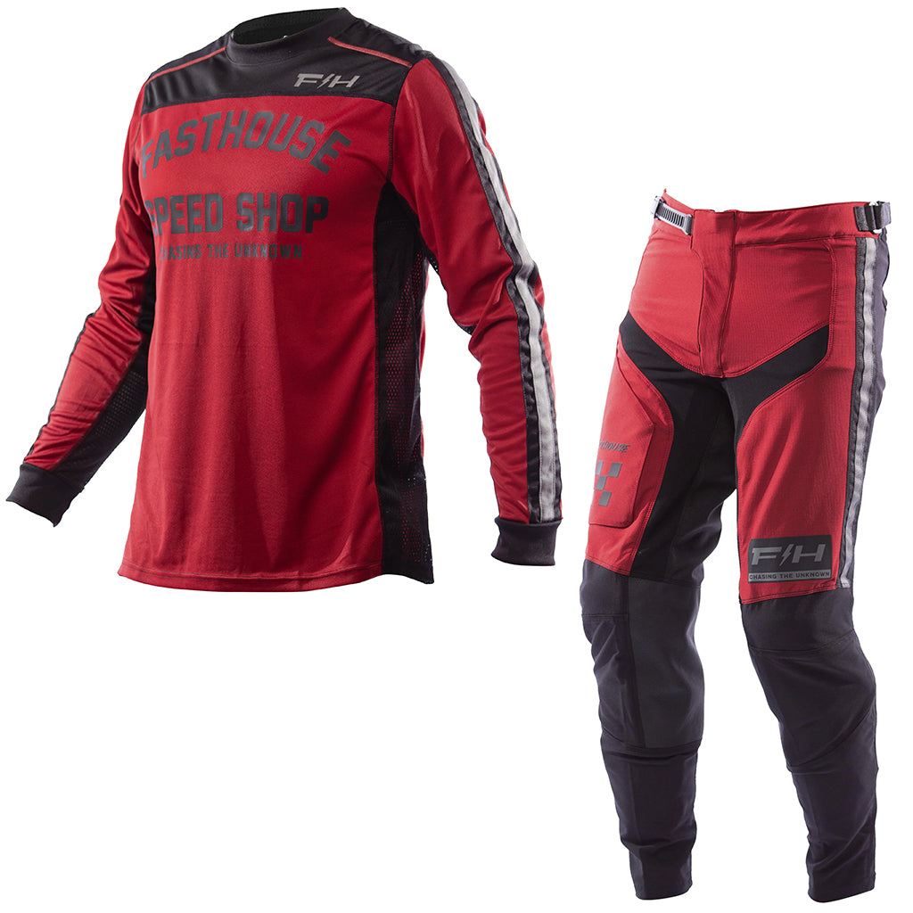 Fasthouse - Sanguaro Petrol Cardinal MX Combo
