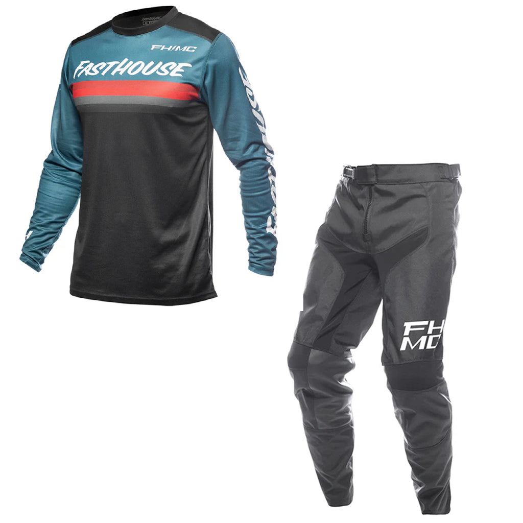 Fasthouse - Youth Carbon Force MX Combo
