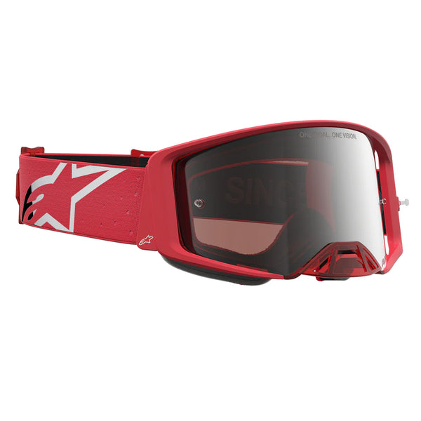Alpinestars - Supertech Vesta Fluro Red/Chrome Mirror Lens Goggle