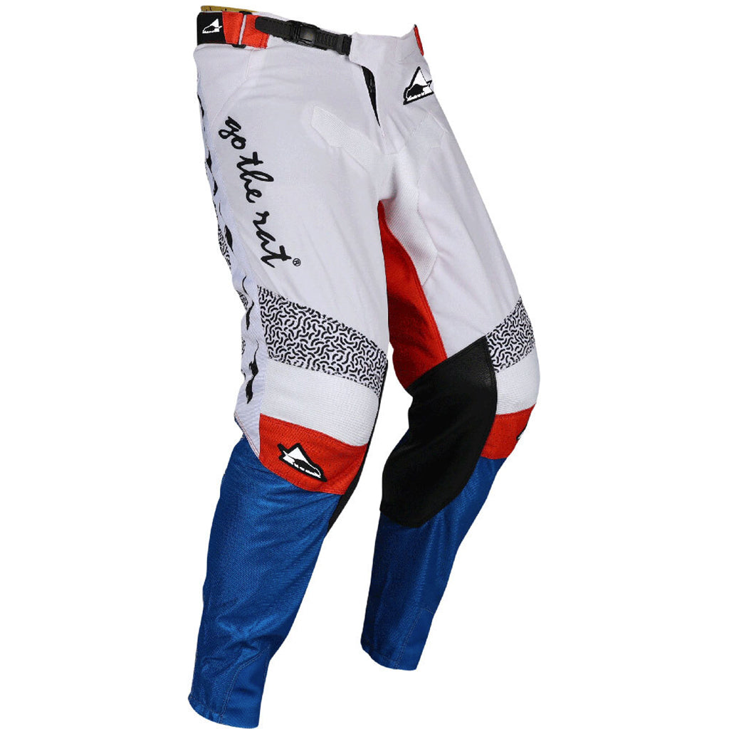 Rat Racing - Cola White/Blue/Red Pants