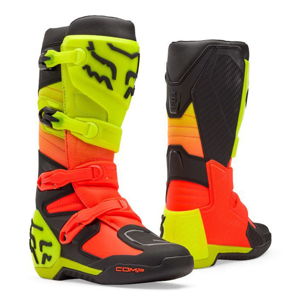Fox - 2026 Comp Orange/Yellow Boots