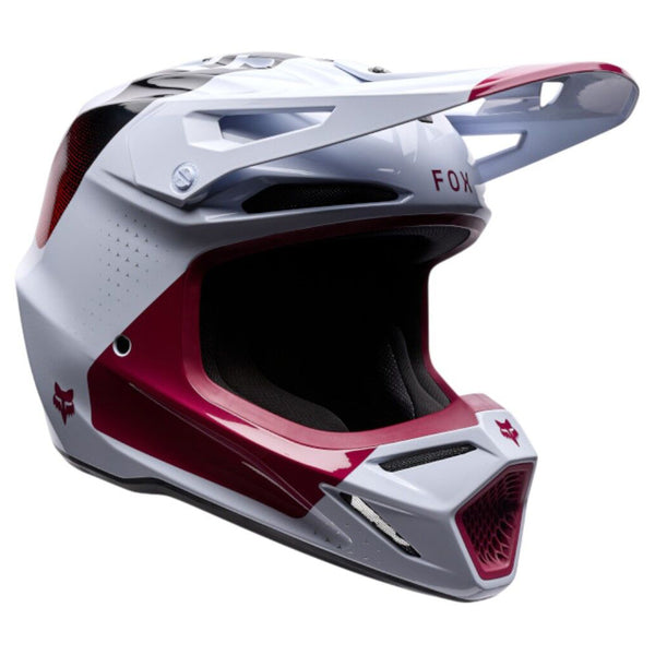 Fox - 2026 V3 Tine White/Red Helmet