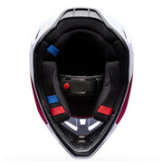 Fox - 2026 V3 Tine White/Red Helmet