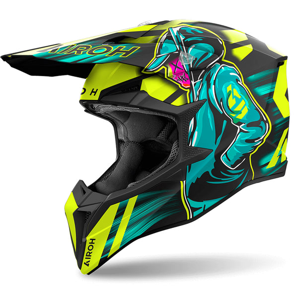 Airoh - Wraaap Cyber Yellow/Black Helmet
