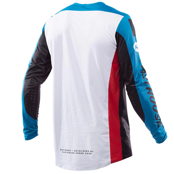 Fasthouse - Helix Daytona Electric Blue/Black MX Combo