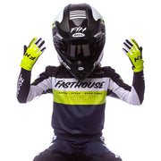 Fasthouse - Youth Grindhouse Pro Daytona Black/Flo Green Jersey