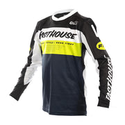 Fasthouse - Youth Grindhouse Pro Daytona Black/Flo Green Jersey