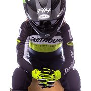 Fasthouse - Youth Grindhouse Pro Daytona Black/Flo Green MX Combo