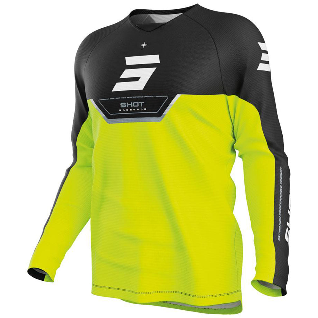 Shot - 2026 Kids Draw Daytona Yellow MX Combo