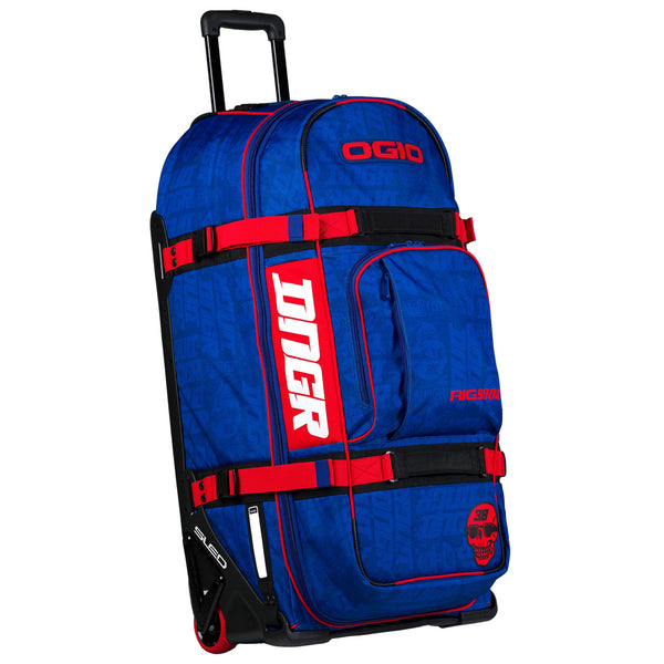 Red Ogio Rig 9890 Ogio - Rig 9800 DNGR38 Blue/Red Gearbag - AMA Warehouse