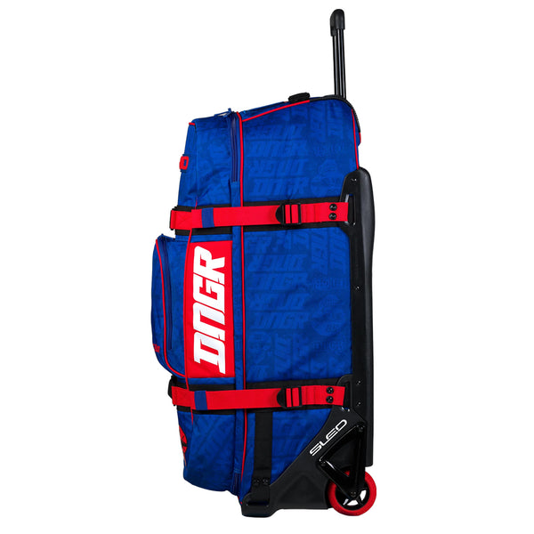 Red Ogio Rig 9890 Ogio - Rig 9800 DNGR38 Blue/Red Gearbag - AMA Warehouse