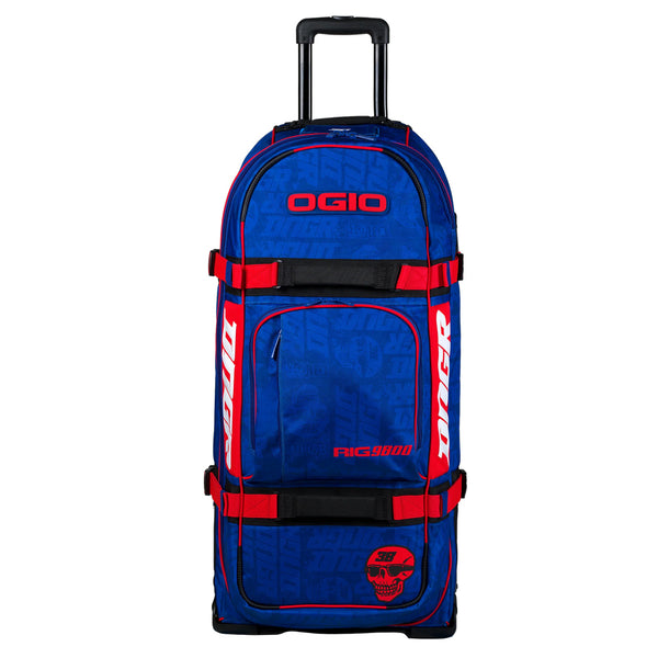 Red Ogio Rig 9890 Ogio - Rig 9800 DNGR38 Blue/Red Gearbag - AMA Warehouse