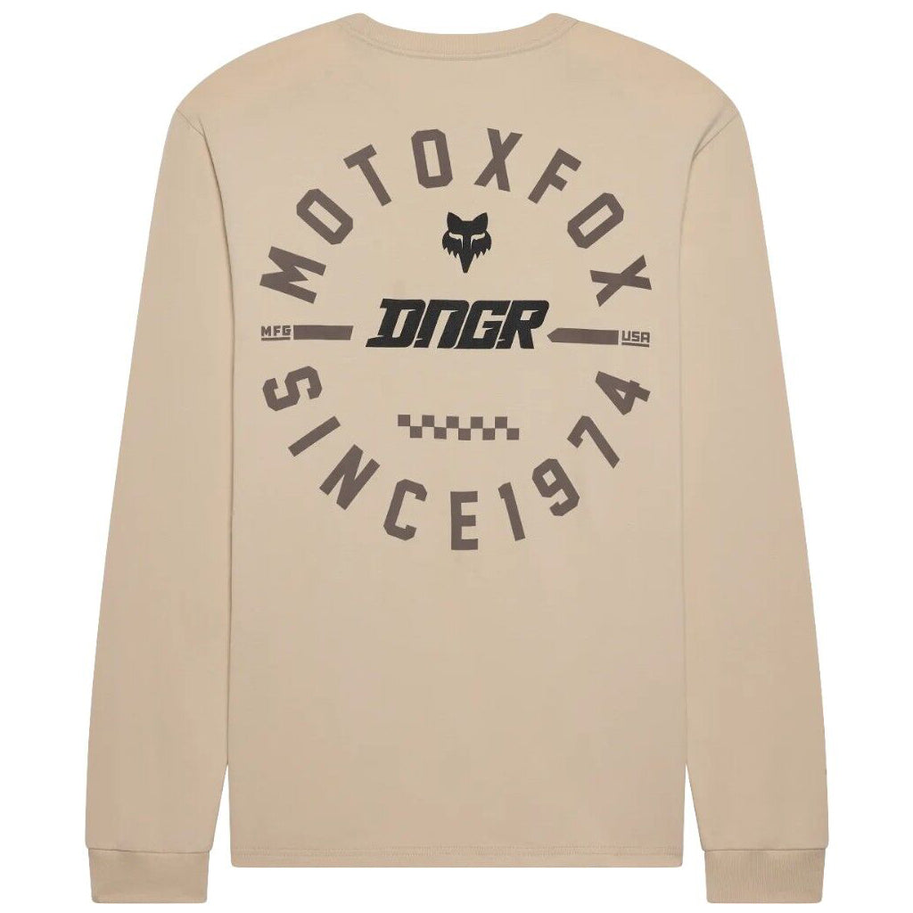 Fox - DNGR 195 Original Long Sleeve Oat Tee