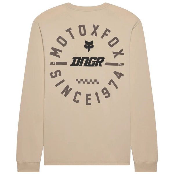 Fox - DNGR 195 Original Long Sleeve Oat Tee