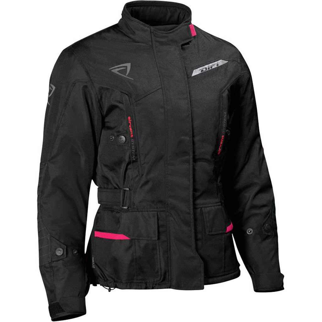 Difi - Shuttle Lady Aerotex Black/Pink Jacket