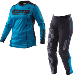 Fasthouse - Womens Grindhouse Pro Apex Electric Blue MX Combo