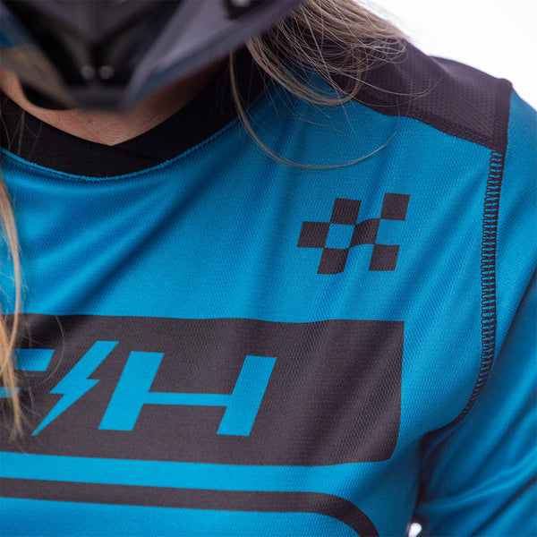 Fasthouse - Womens Grindhouse Pro Apex Electric Blue Jersey