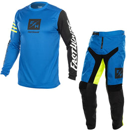 Fasthouse - Youth Carbon Echo Electric Blue MX Combo