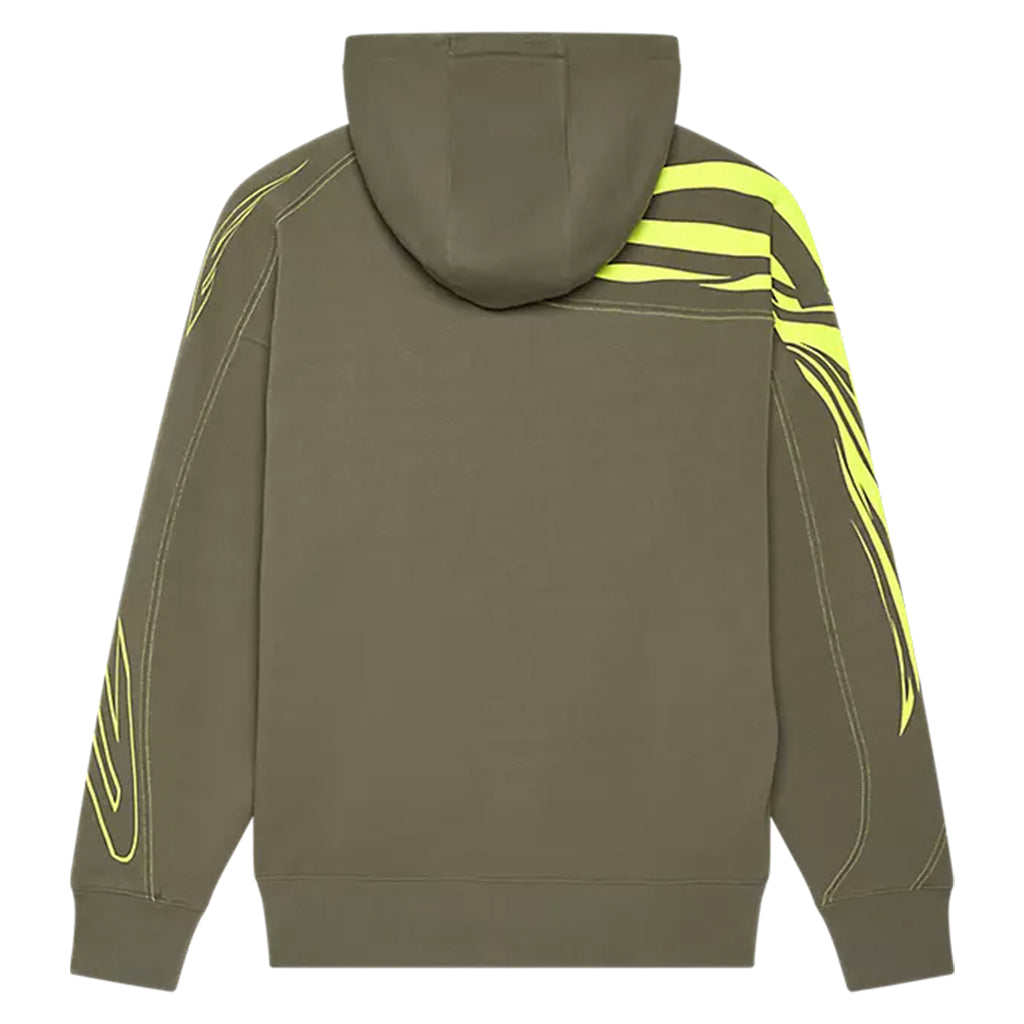 Fox - Elevated Oversized Military Green Hoody