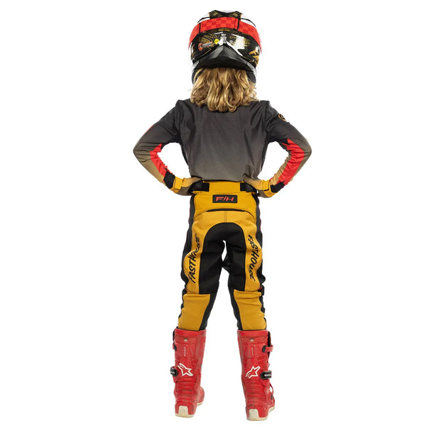 Fasthouse - Youth Elrod React Racing Red/Black MX Combo