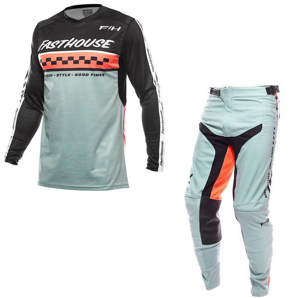 Fasthouse - Elrod Formula Oceanic Mint/Hyper Coral MX Combo