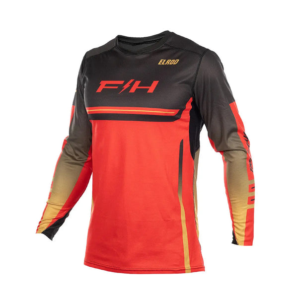 Fasthouse - Youth Elrod React Racing Red/Black Jersey