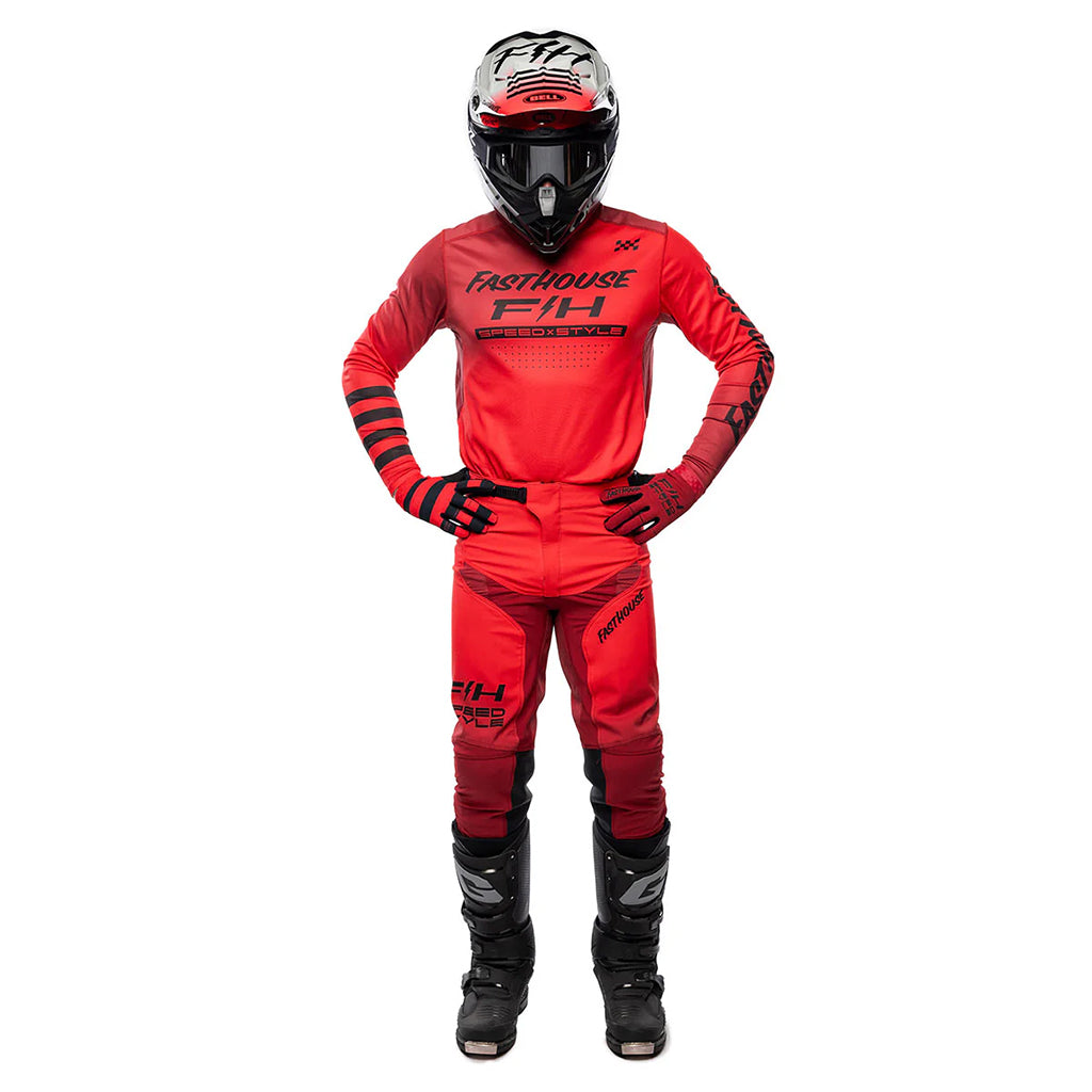 Fasthouse - 2026 Elrod Ether Red/Jester Red MX Combo