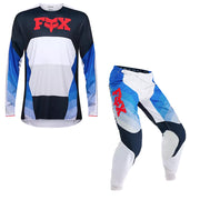 Fox - 2025 360 Fade White/Blue MX Combo