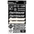 Fasthouse - Black/White Sticker Sheet