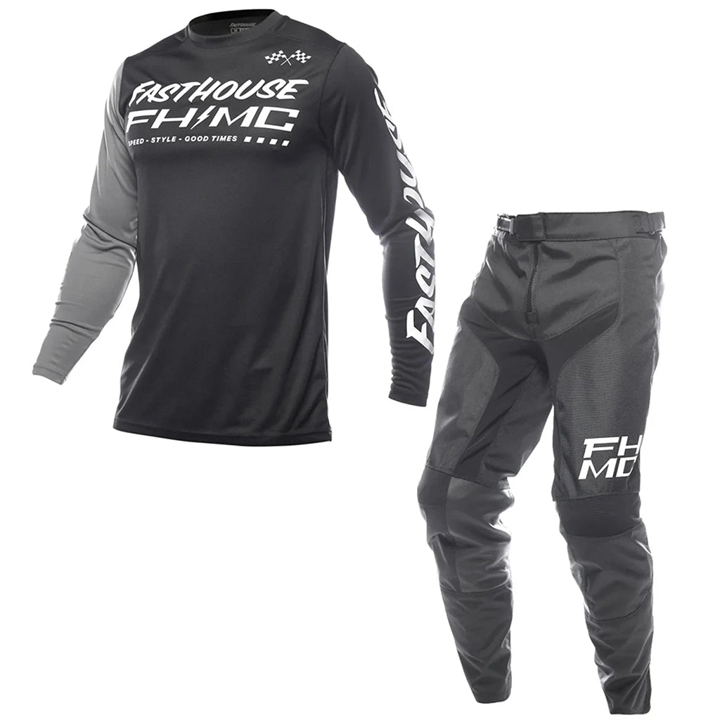 Fasthouse - Carbon Method Black/Gray MX Combo