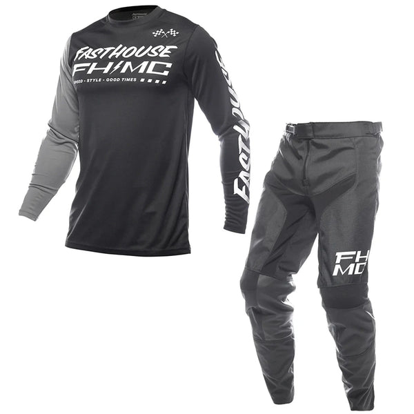 Fasthouse - Carbon Method Black/Gray MX Combo
