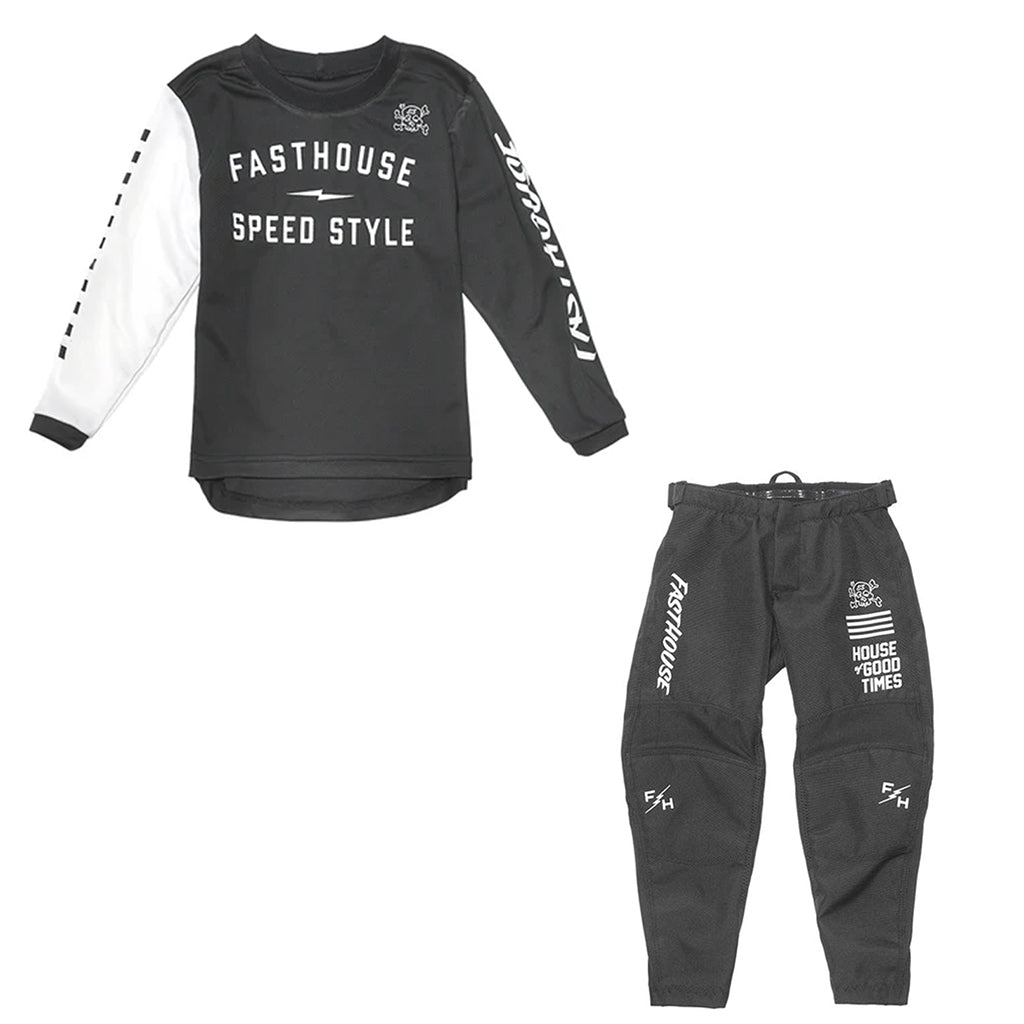 Fasthouse - Kids El Nino Black MX Combo