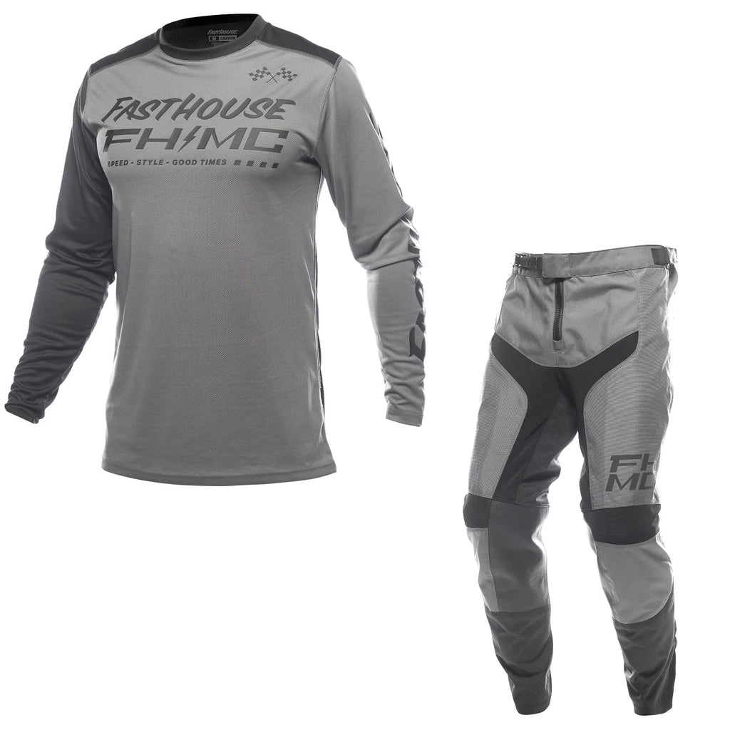 Fasthouse - Carbon Method Gray/Black MX Combo