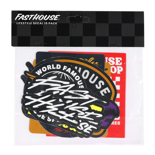 Fasthouse - Summer '25 Lifestyle Decal 10pk Assorted