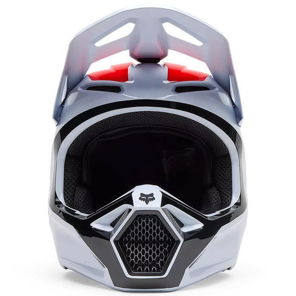 Fox - 2025 V1 Flow White/Red Helmet